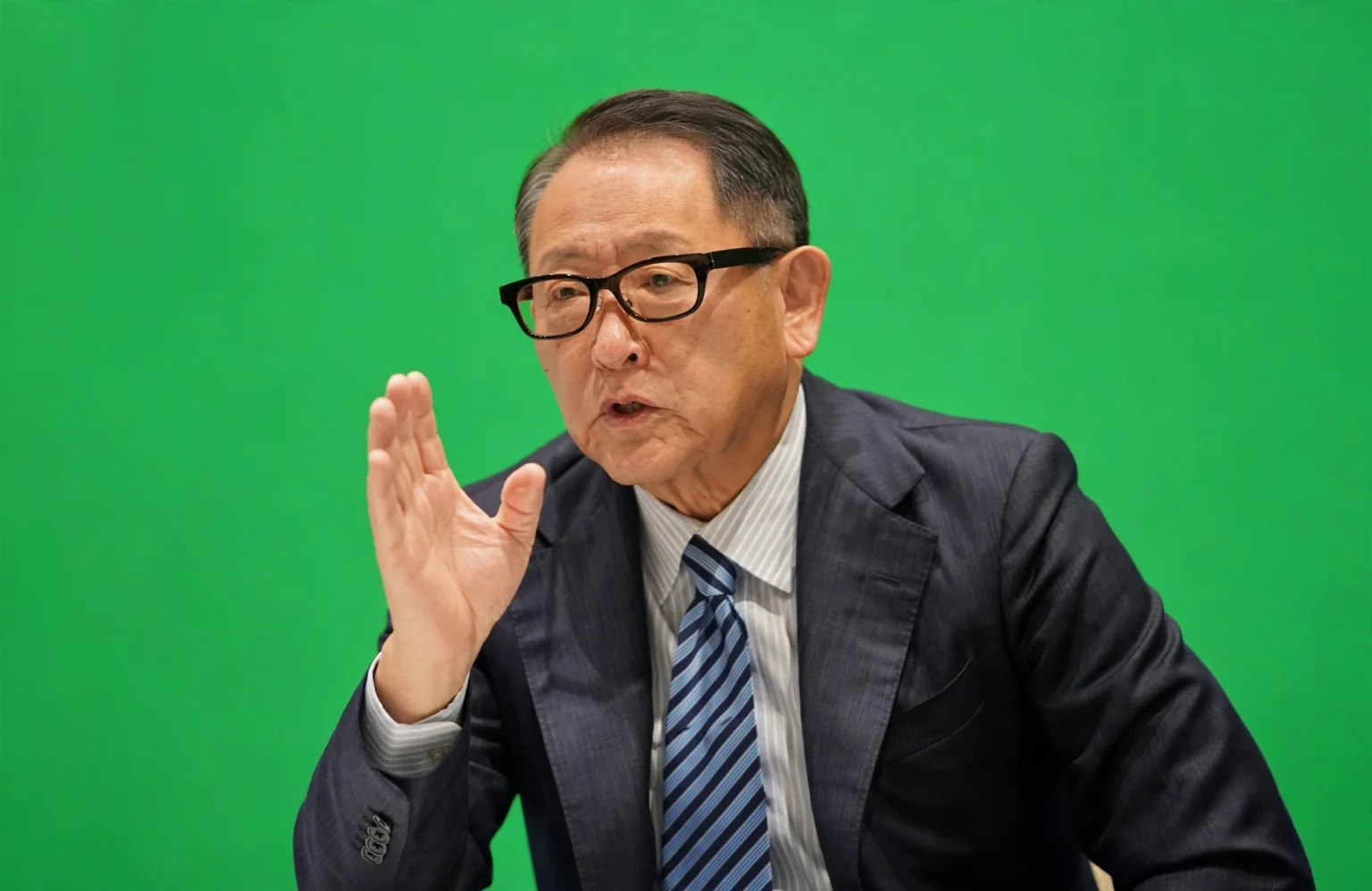 Richard Peery and Akio Toyoda