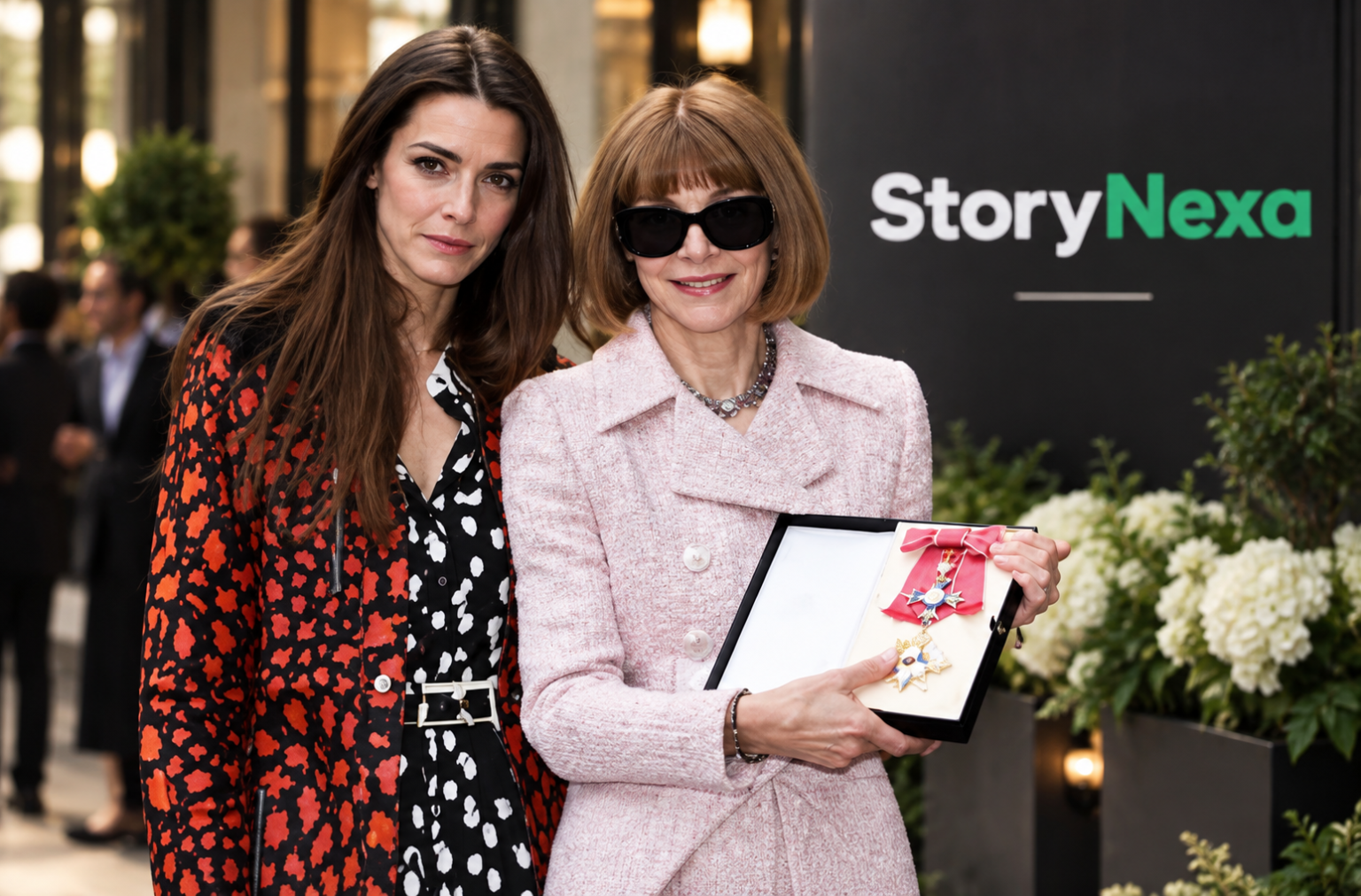 Tom Kennedy and Anna Wintour