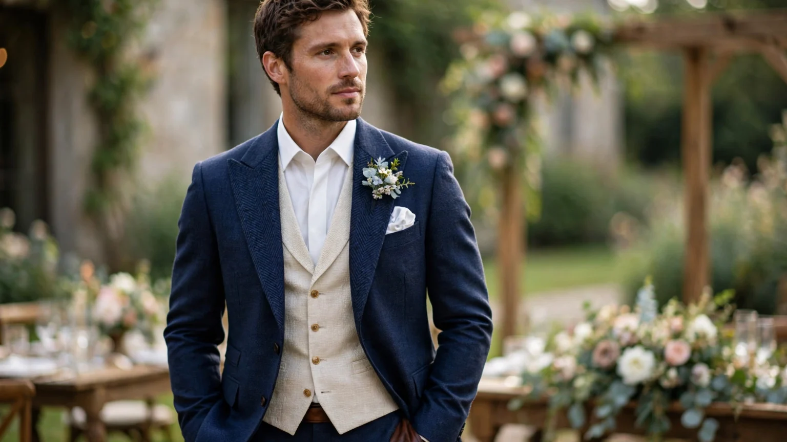 How To Stop a Navy Wedding Suit Looking Like Office Wear