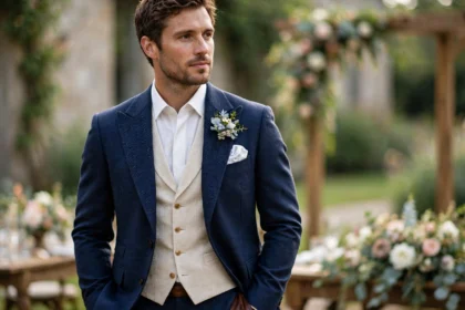How To Stop a Navy Wedding Suit Looking Like Office Wear