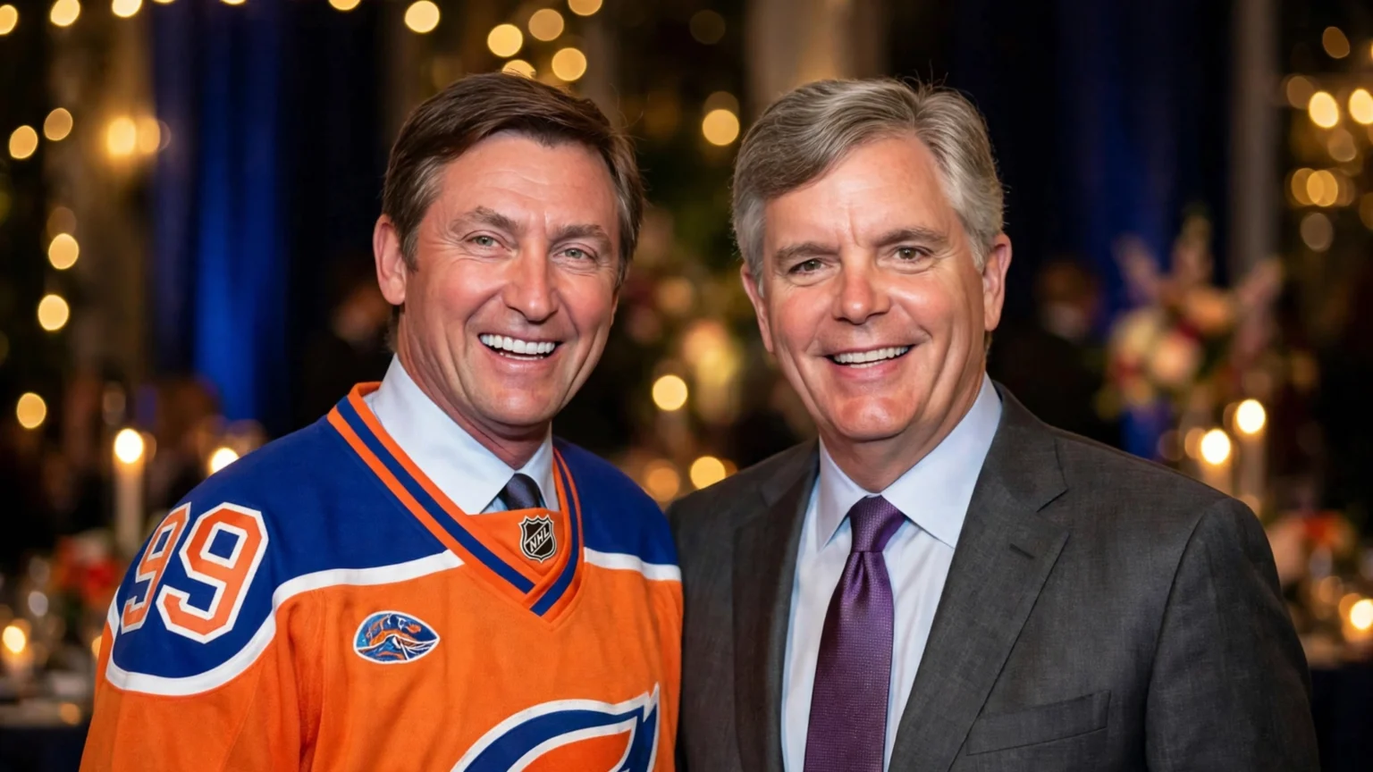 Wayne Gretzky and Larry Culp