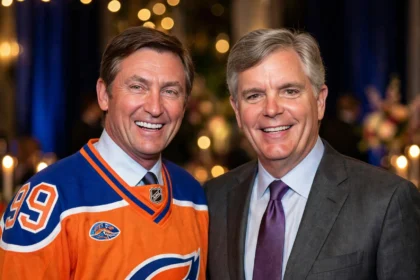 Wayne Gretzky and Larry Culp