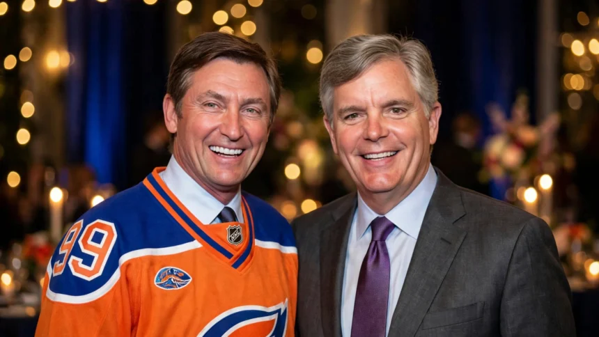 Wayne Gretzky and Larry Culp