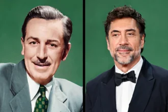 Walt Disney and Javier Bardem
