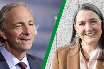 Ray Dalio and Patricia Poppe