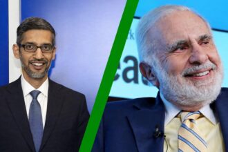 Sundar Pichai and Carl Icahn