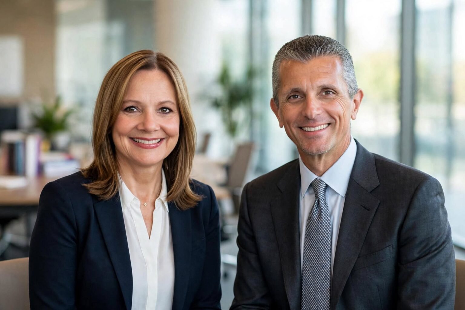 Mary Barra and David Cordani