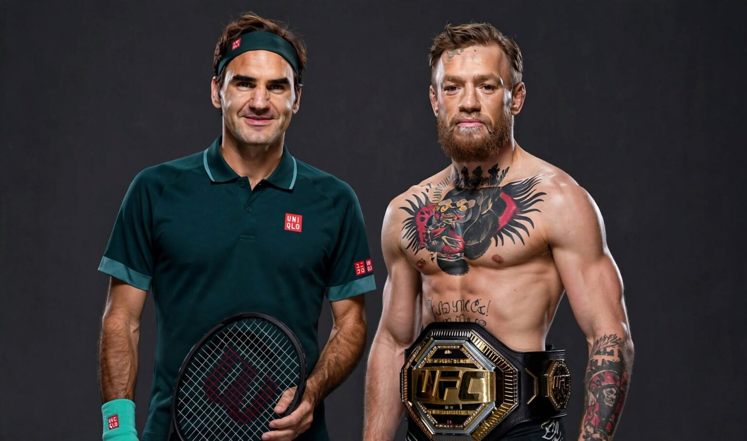 Roger Federer and Conor McGregor
