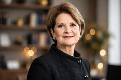 Marillyn Hewson and Igor Olenicoff