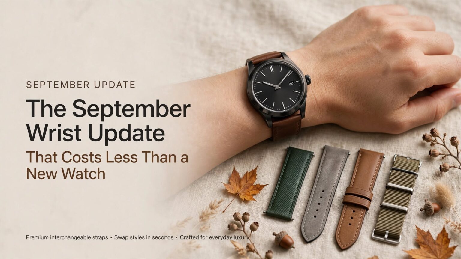 The September Wrist Update That Costs Less Than a New Watch