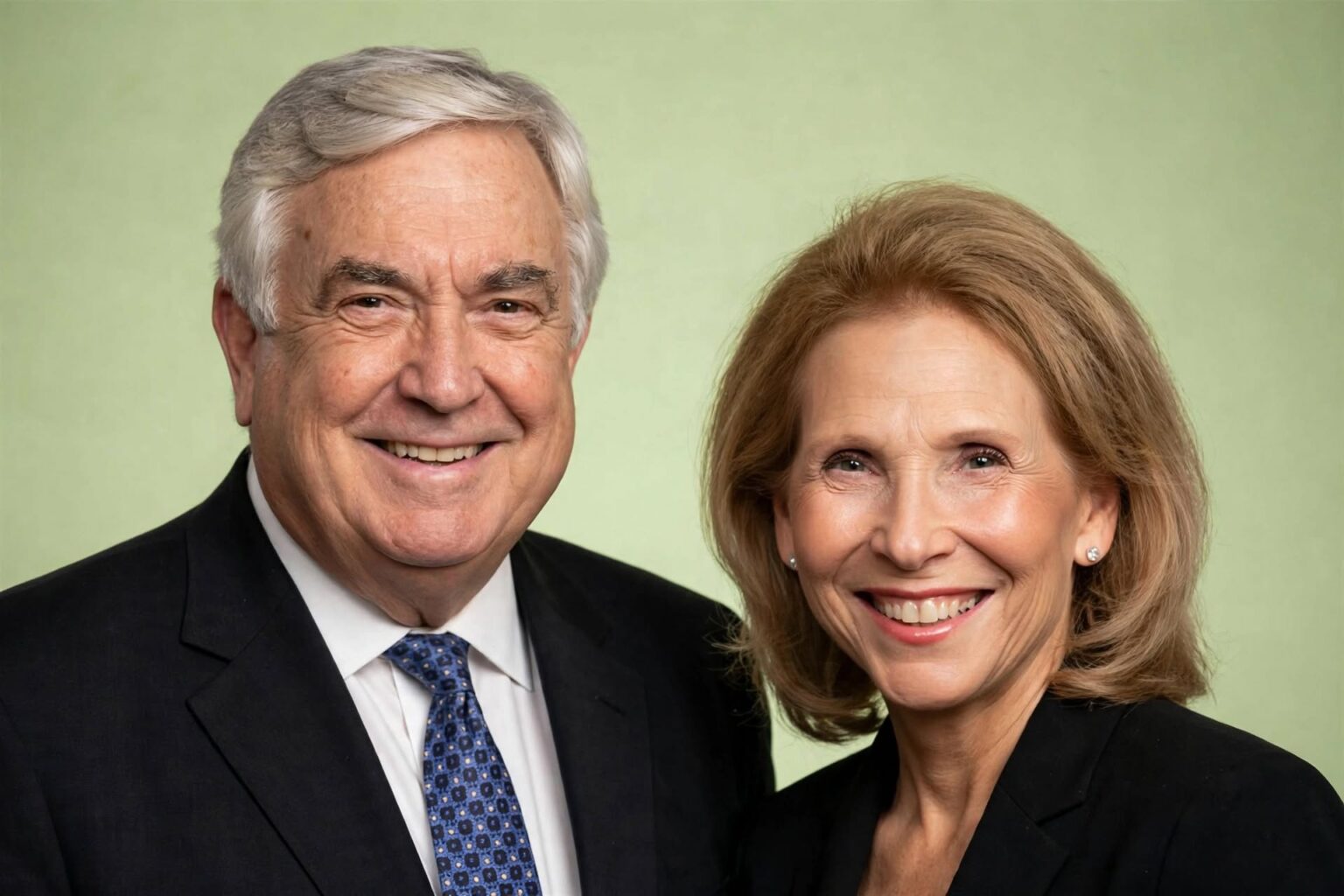 Tim Dove and Shari Redstone