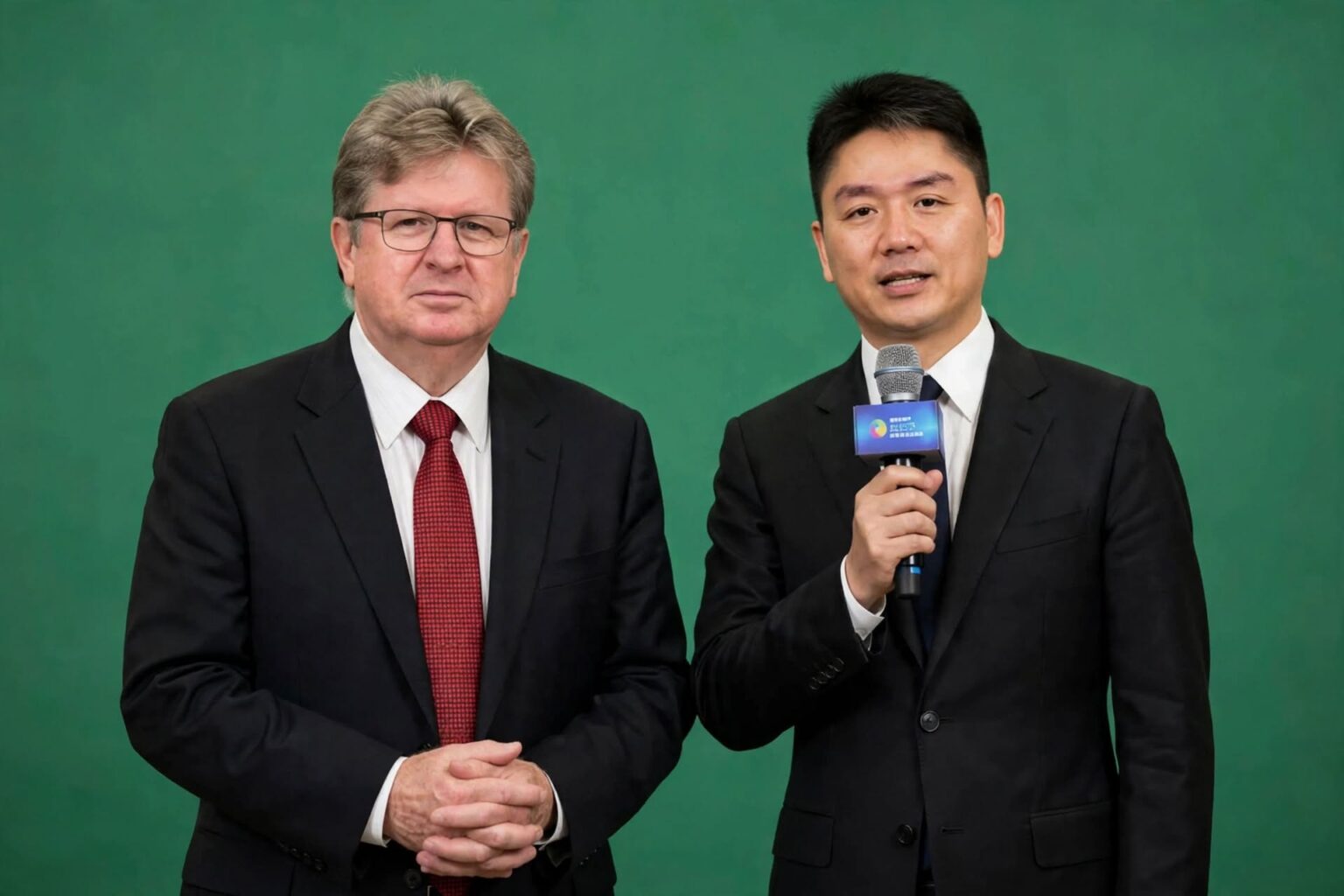 Richard Liu and Germán Larrea